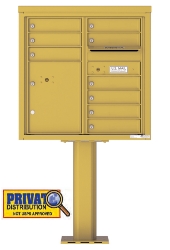 mailboxes commercial pedestal 4c private delivery usps mailbox usmailsupply