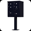 4 Door Cluster Mailbox with Pedestal 1570-4T5