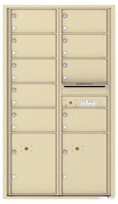 9 Door 4C Horizontal Mailbox | Florence versatile™ 4C15D-09 | 2 Parcel